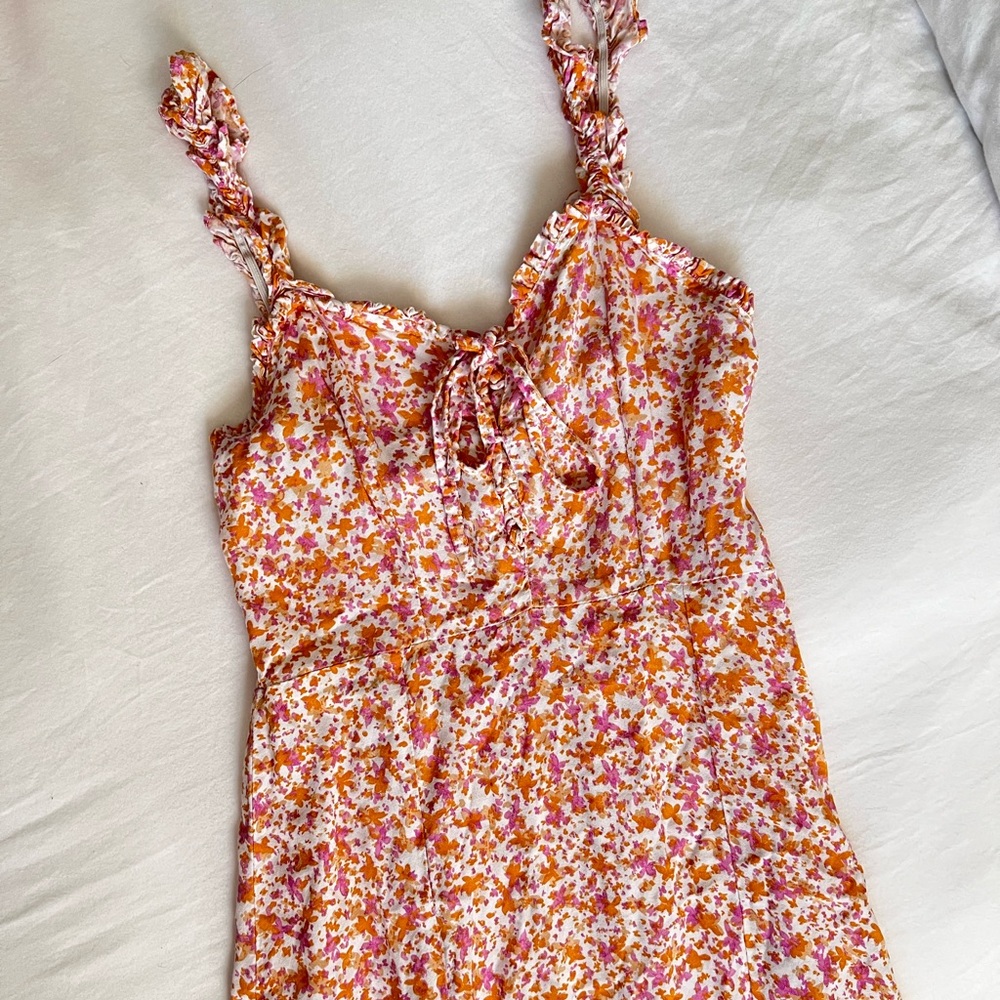 Ditzy Floral Spring Midi Dress